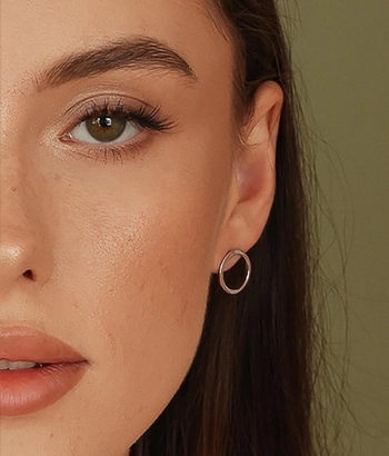 Circle earrings